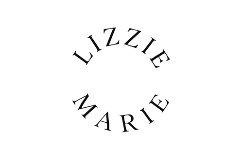 Lizzie Marie written in a circle
